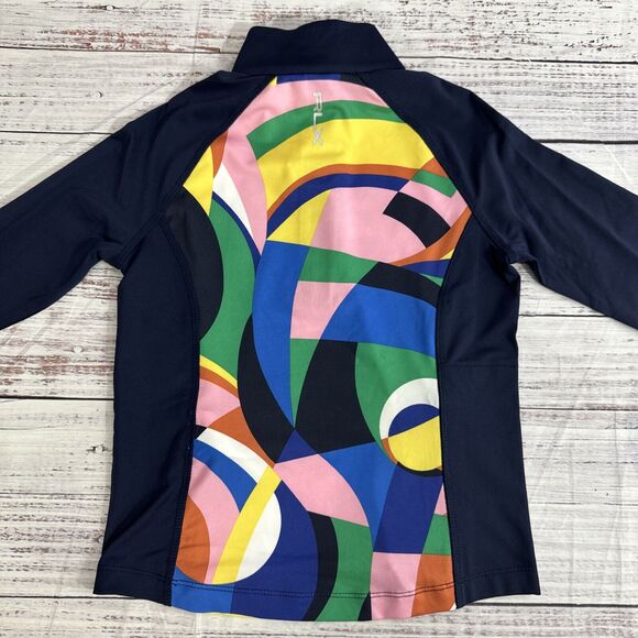 RLX Ralph Lauren Pullover Shirt Golf Girls size 6 New Multicolor - Picture 7 of 7